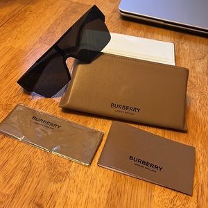 Black Burberry sunglasses rarely worn